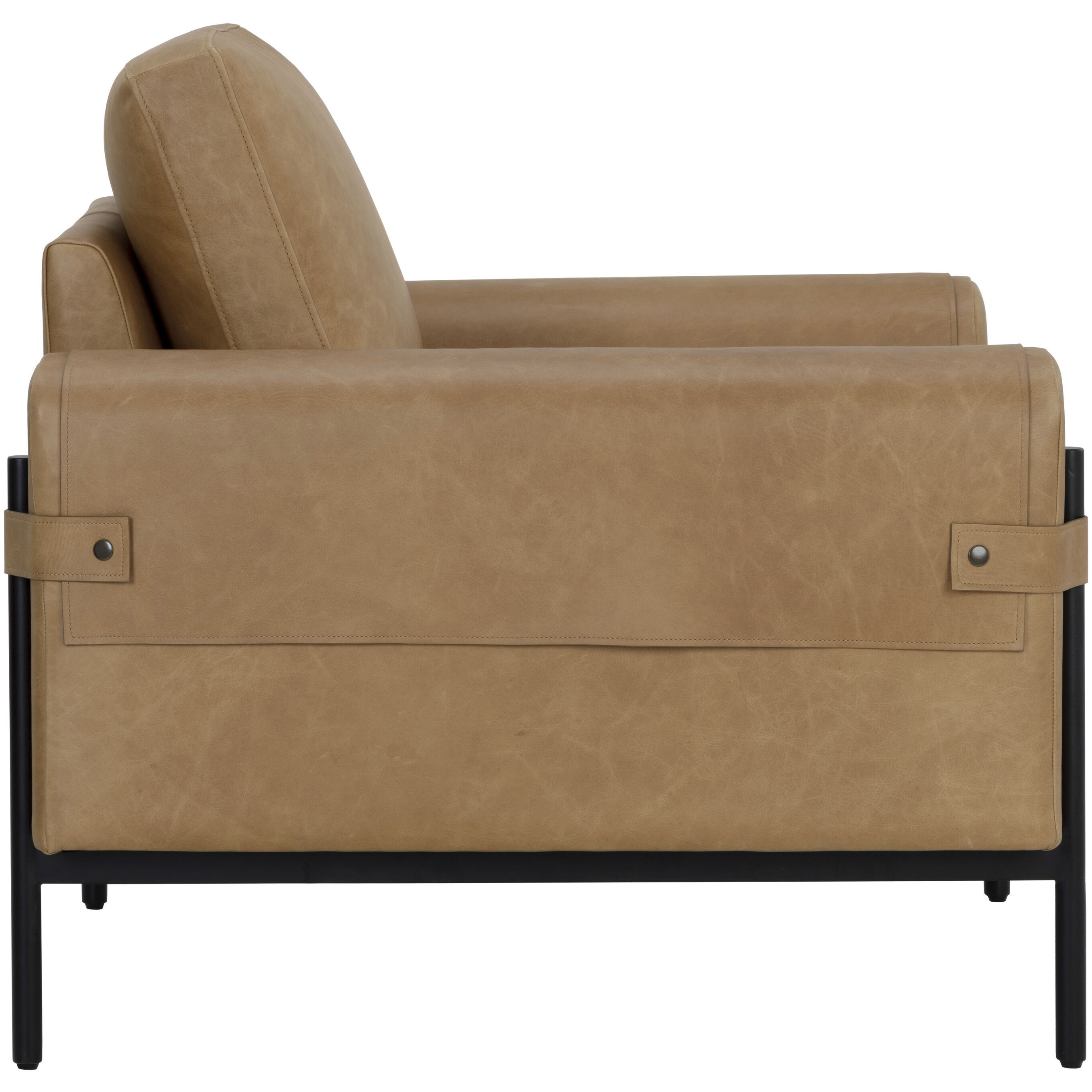 Camus Ludlow Sesame Leather Armchair